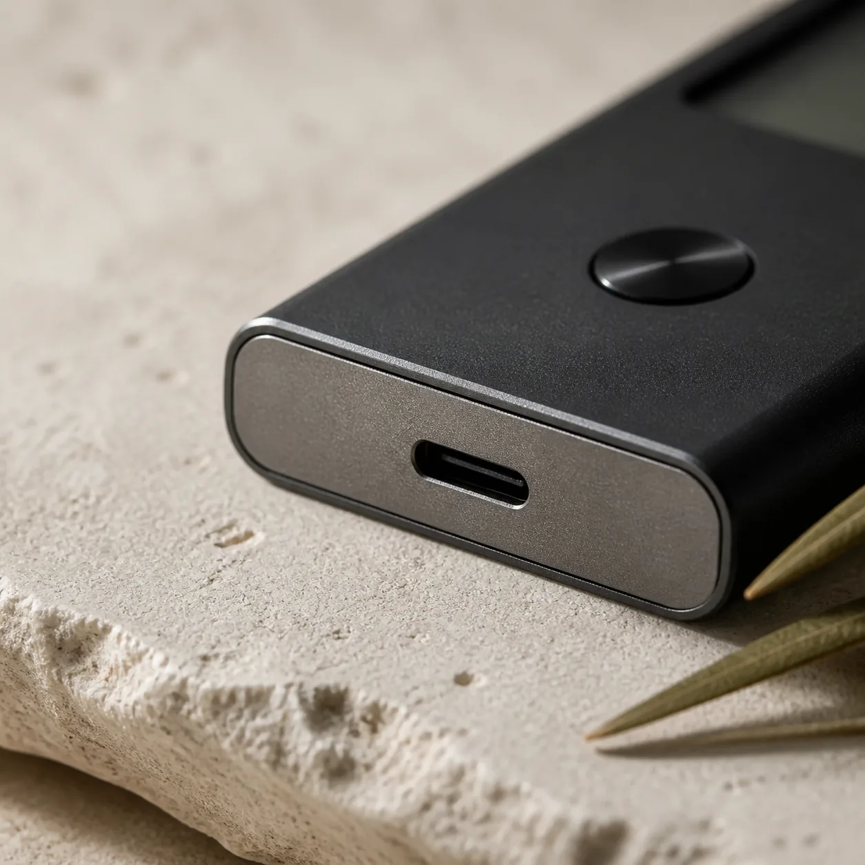 Close-up of the Seedstone USB-C port